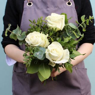 Ramo de Rosas Blancas (3 rosas)