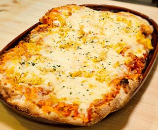 Pizza  Pollo Al Azafrán