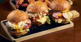 The Loaded Trio Breakfast burgers (3 burgers)+free pair of chicken sausages