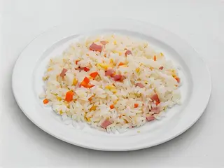 Arroz frito tres delicias