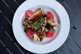  სალათი "ხრაშუნი ბადრიჯანი"