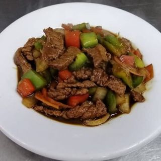 ternera con salsa de ostras