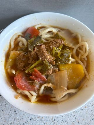 Лагман уйгурский с подливом