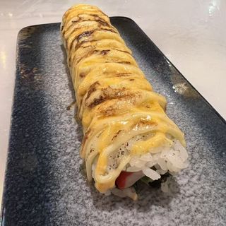 98D.Cheese Cali Roll Cangrejo Con Aguacate Y Pepino (8 Pzs.)