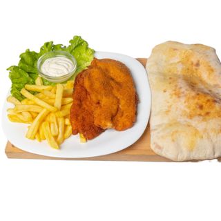 Pohani kotlet i pole krumpira