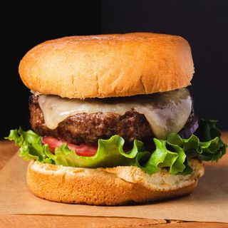 Bella beef cheese burger