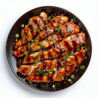 35 Pollo Con Salsa Teriyaki