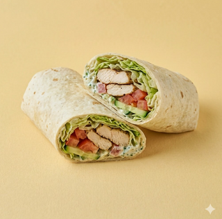 Chicken wrap menù