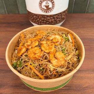 45. Spaghetti di riso ai gamberi 