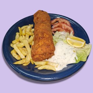 Komplet obrok - pileća karađorđeva šnicla