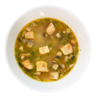 Հավով և սնկով ապուր