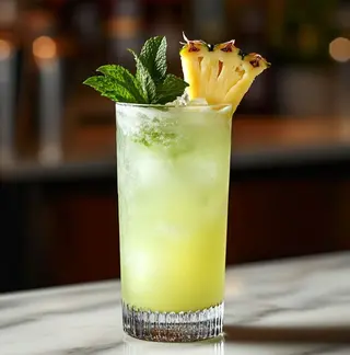 Pinneaple Mint Juice
