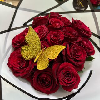 Bouquet de fleurs 13 roses 