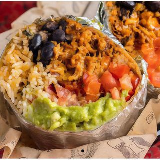 Burrito de chile con carne+chorizo (picante)