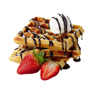 Vafa cu visine si ciocolata