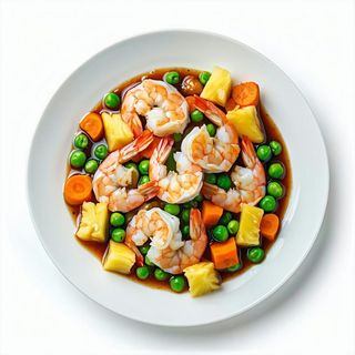 Gamberetti in salsa agrodolce