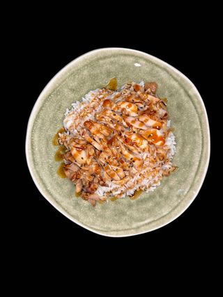 Pollo Teriyaki Con Arroz