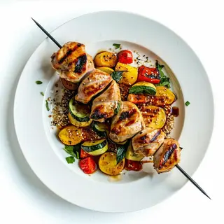 Coscia di pollo allo spiedo 