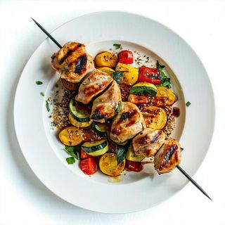 Coscia di pollo allo spiedo 