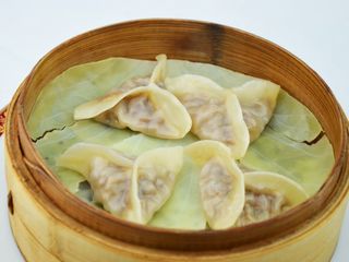 Ravioli di verdure al vapore