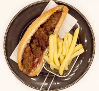 Sandwich Viande Hachée Garniture