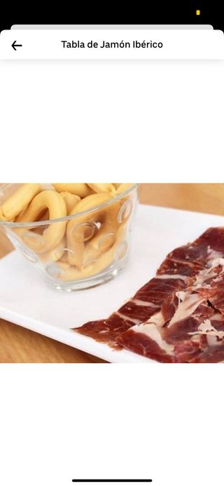 Tabla de jamón ibérico