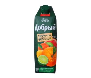 Հյութ «Դոբրի» խնձոր, ցիտրուս 1լ