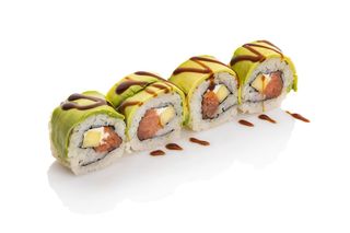 Урамаки  премиум пушена сьомга (4бр)