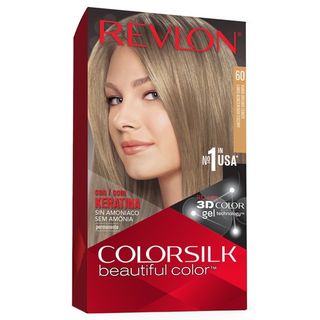 Tinte Revlon Colorsilk 60. Rubio Oscuro Ceniza