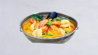 Tom Yum Kung Ma Phrao  (1.000 ml - dla 1-2 osób) ️️️