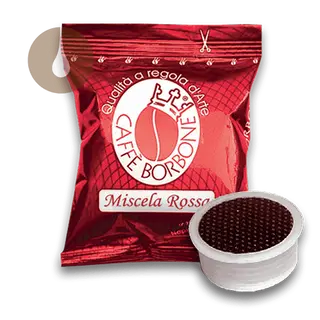 Capsule caffè Borbone Miscela ROSSA compatibile Lavazza Espresso Point