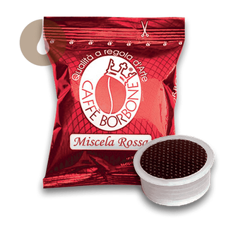 Capsule caffè Borbone Miscela ROSSA compatibile Lavazza Espresso Point