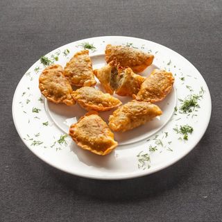 Pierogi z mięsem zapiekane