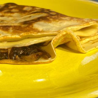 Vegan pancake With mushroom/ვეგანური ბლინი სოკოსთან ერთად/ 