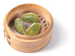 9. Green gyoza
