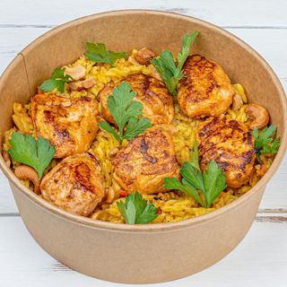 Riso con pollo tikka