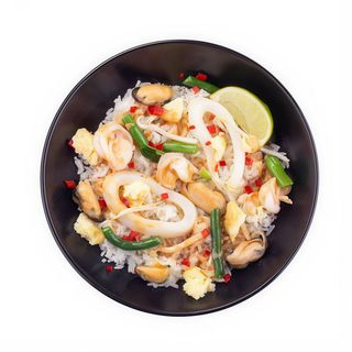 Рис з морепродуктами карі (300г)