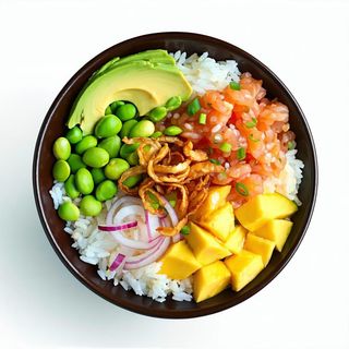 250.. Spicy salmon poke