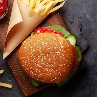 Hamburguesa Especial De Pollo