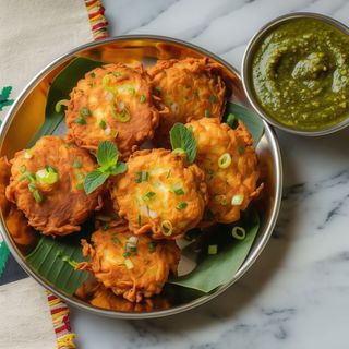 Onion bhaji (2 peças)