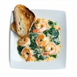 King Prawn And Spinach Gratin