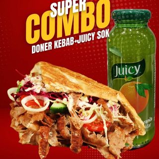 Veliki Juneći Doner Combo