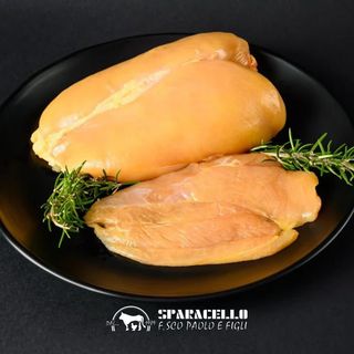 Petto di pollo ruspante a fette