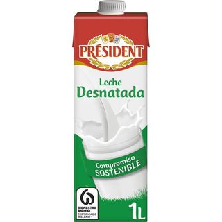 President Leche Desnatada 1L