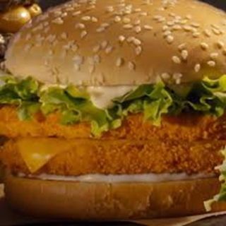 Double Frango Burger