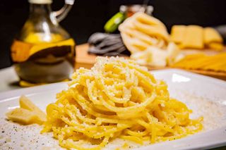 Spaghetti alla Chitarra Cacio e Pepe