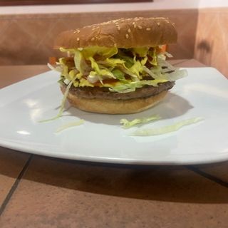 Menú De Hamburguesa De Ternera