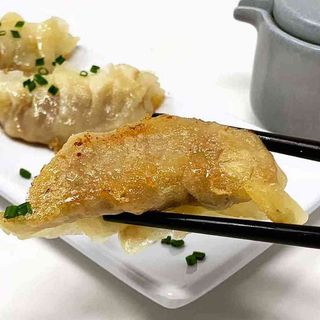 Ravioli Gyoza in Tempura