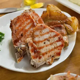 Cotlet alb la gratar