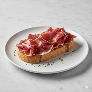 Tostada De Jamón Al Corte